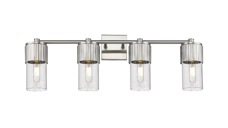 Innovations 428-4W-SN-G428-7SDY LED Bath Vanity, Satin Nickel