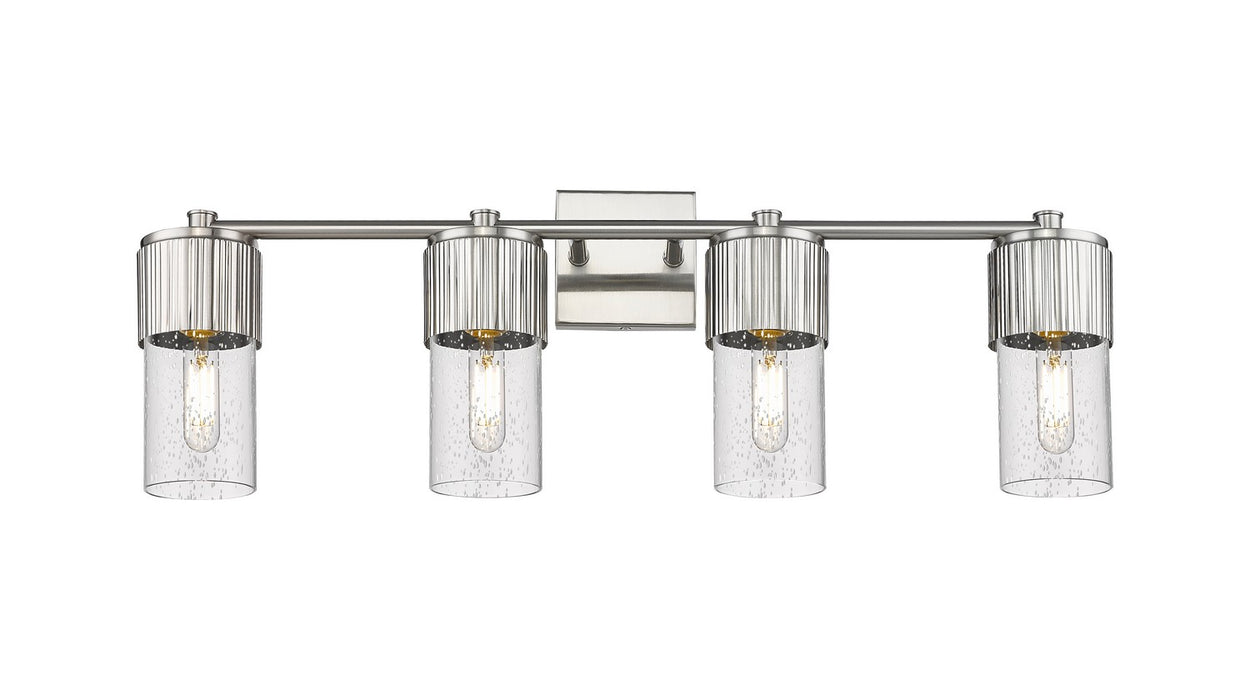 Innovations 428-4W-SN-G428-7SDY LED Bath Vanity, Satin Nickel