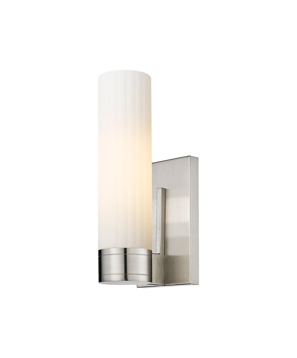 Innovations 429-1W-SN-G429-11WH LED Wall Sconce, Satin Nickel