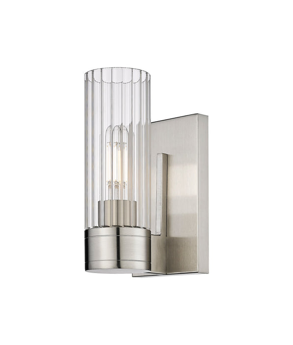 Innovations 429-1W-SN-G429-8CL LED Wall Sconce, Satin Nickel