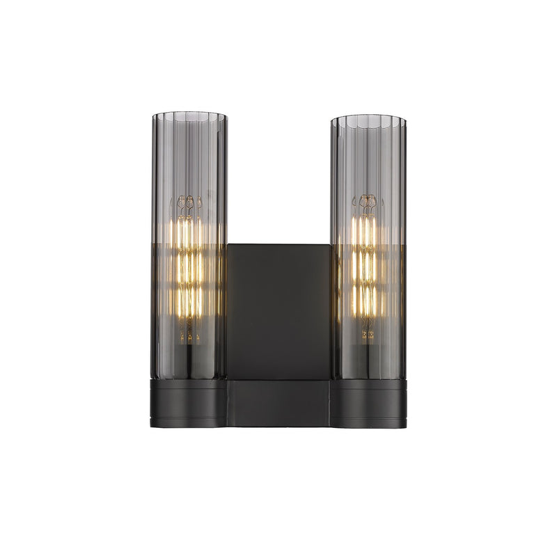 Innovations 429-2W-BK-G429-11SM LED Bath Vanity, Matte Black