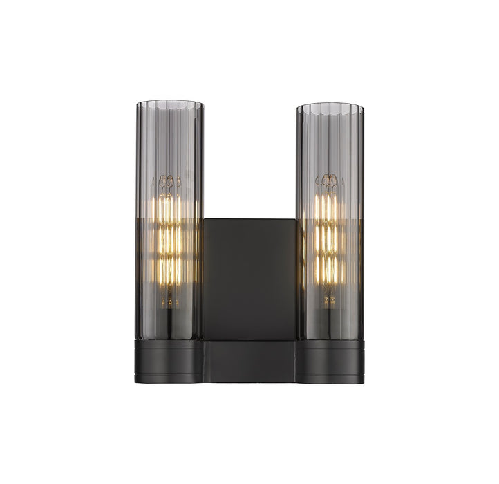 Innovations 429-2W-BK-G429-11SM LED Bath Vanity, Matte Black