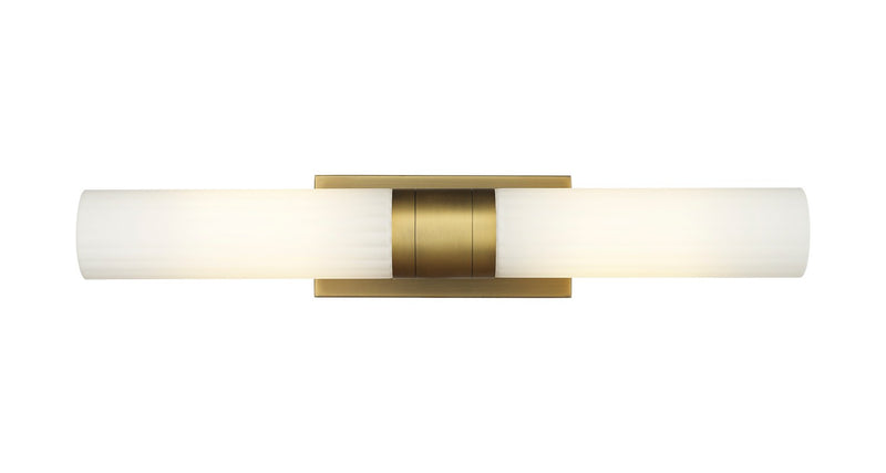 Innovations 429-2WL-BB-G429-11WH LED Bath Vanity, Brushed Brass