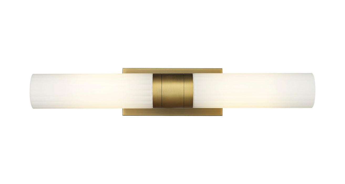 Innovations 429-2WL-BB-G429-11WH LED Bath Vanity, Brushed Brass