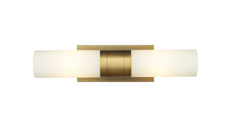 Innovations 429-2WL-BB-G429-8WH LED Bath Vanity, Brushed Brass