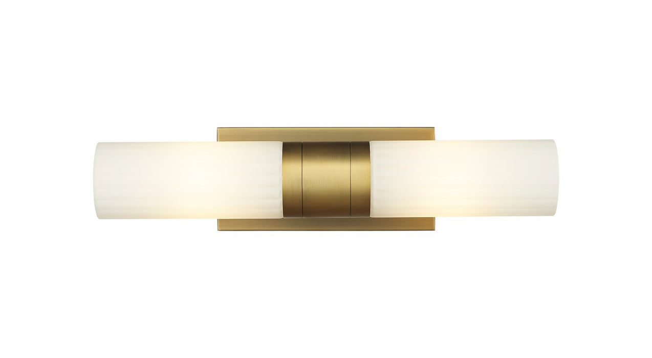 Innovations 429-2WL-BB-G429-8WH LED Bath Vanity, Brushed Brass