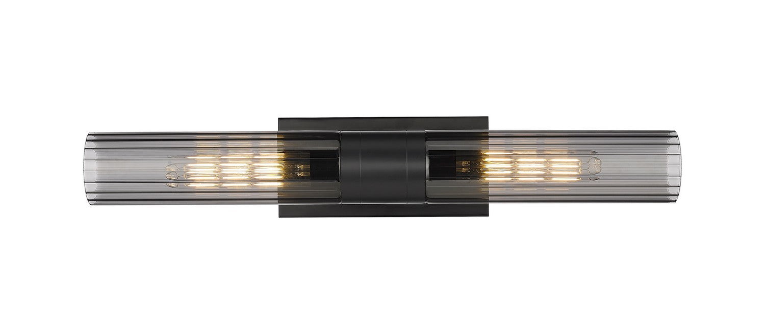 Innovations 429-2WL-BK-G429-11SM LED Bath Vanity, Matte Black