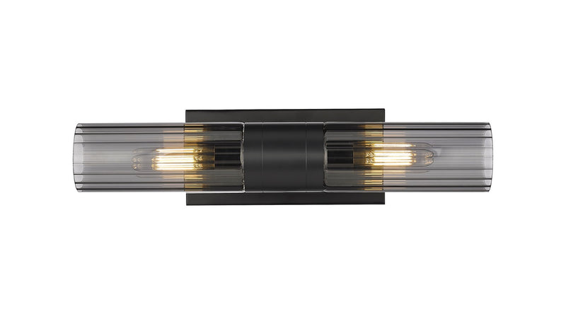 Innovations 429-2WL-BK-G429-8SM LED Bath Vanity, Matte Black