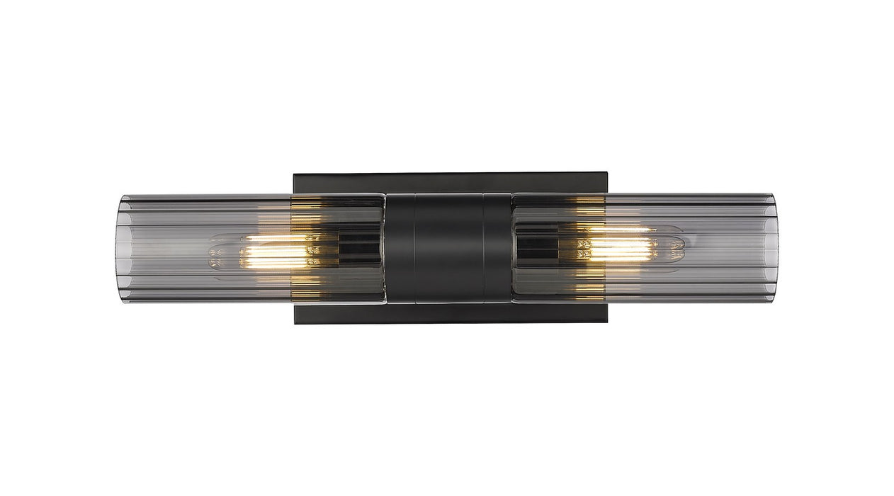 Innovations 429-2WL-BK-G429-8SM LED Bath Vanity, Matte Black