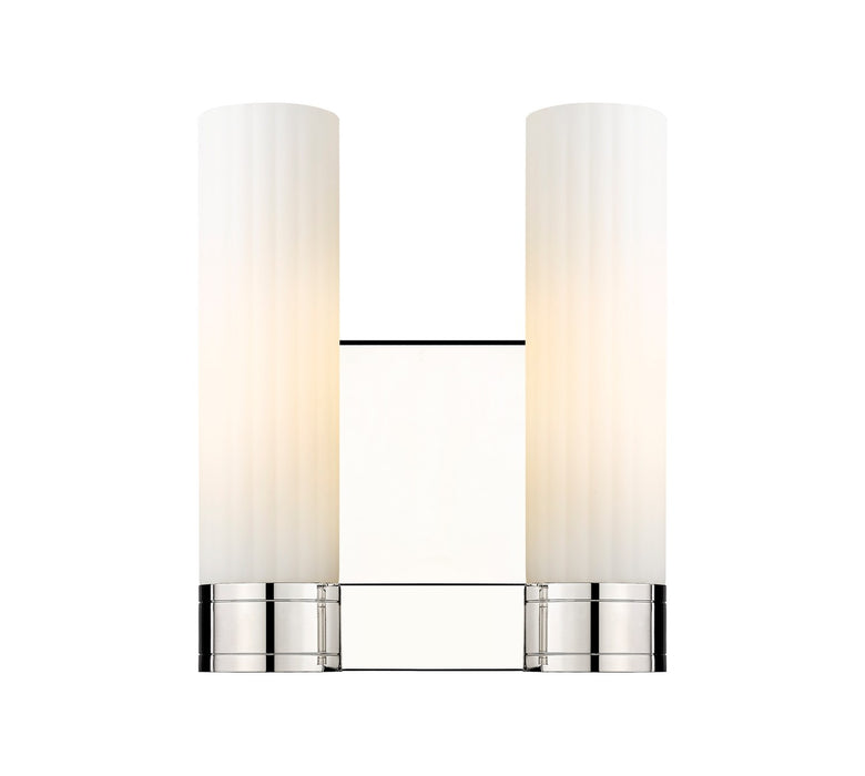 Innovations 429-2W-PN-G429-11WH LED Bath Vanity, Polished Nickel
