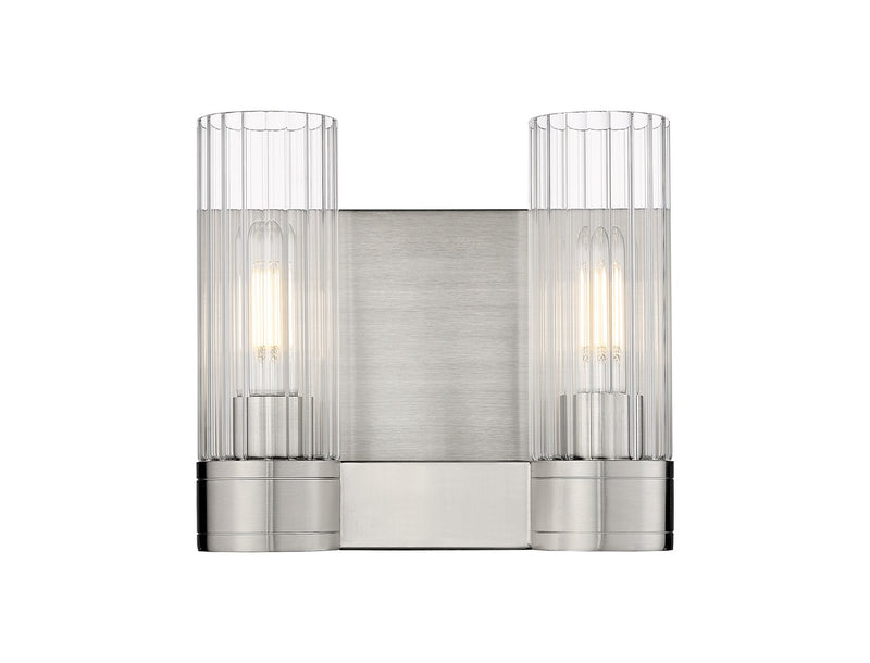 Innovations 429-2W-SN-G429-8CL LED Bath Vanity, Satin Nickel