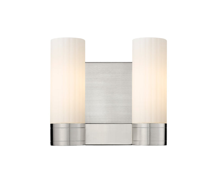 Innovations 429-2W-SN-G429-8WH LED Bath Vanity, Satin Nickel