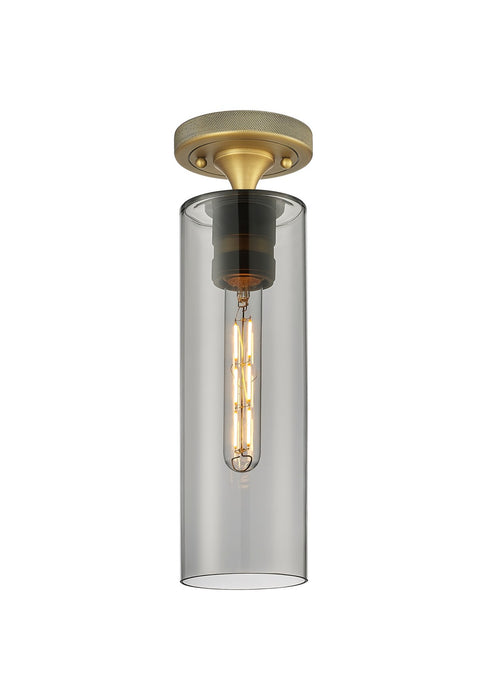 Innovations 434-1F-BB-G434-12SM LED Flush Mount, Brushed Brass