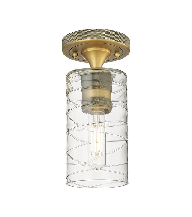 Innovations 434-1F-BB-G434-7DE LED Flush Mount, Brushed Brass