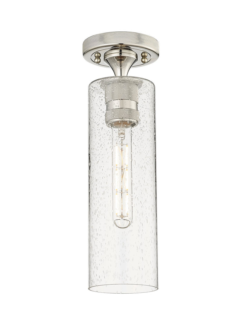 Innovations 434-1F-PN-G434-12SDY LED Flush Mount, Polished Nickel