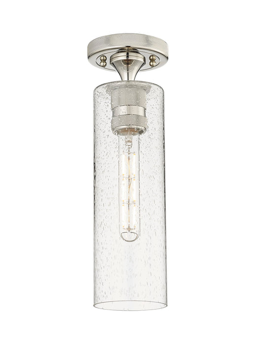 Innovations 434-1F-PN-G434-12SDY LED Flush Mount, Polished Nickel