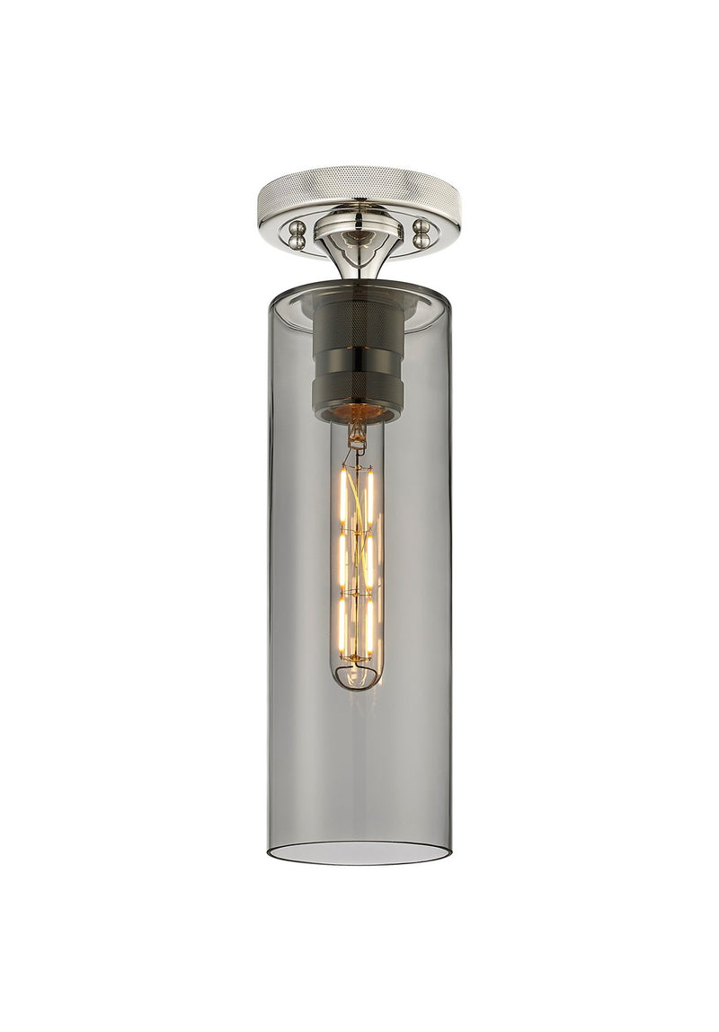 Innovations 434-1F-PN-G434-12SM LED Flush Mount, Polished Nickel