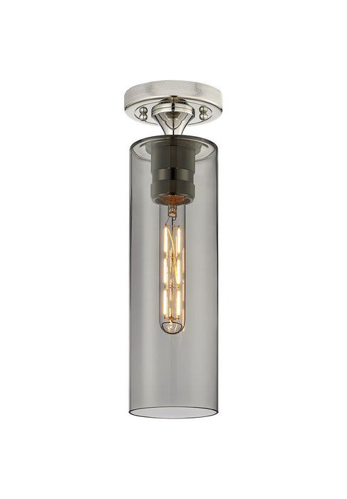 Innovations 434-1F-PN-G434-12SM LED Flush Mount, Polished Nickel