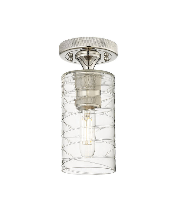 Innovations 434-1F-PN-G434-7DE LED Flush Mount, Polished Nickel