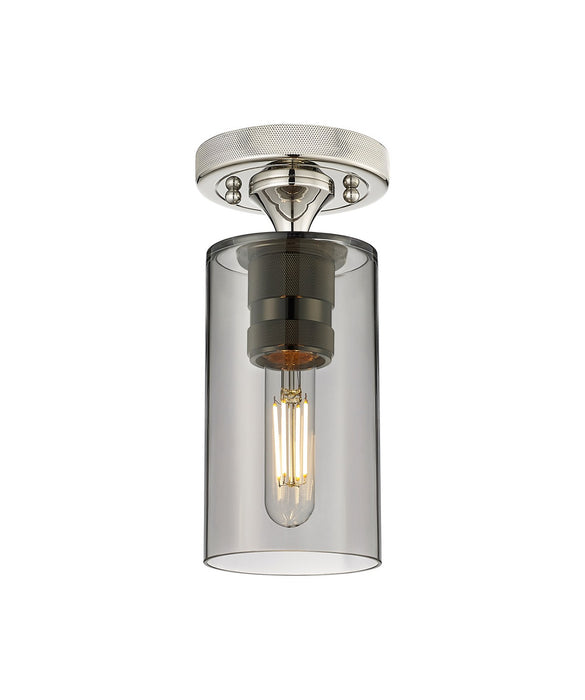 Innovations 434-1F-PN-G434-7SM LED Flush Mount, Polished Nickel