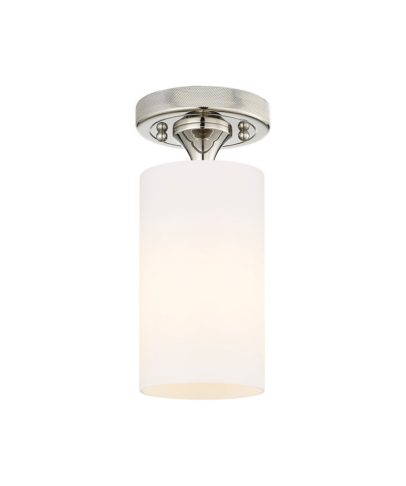 Innovations 434-1F-PN-G434-7WH LED Flush Mount, Polished Nickel