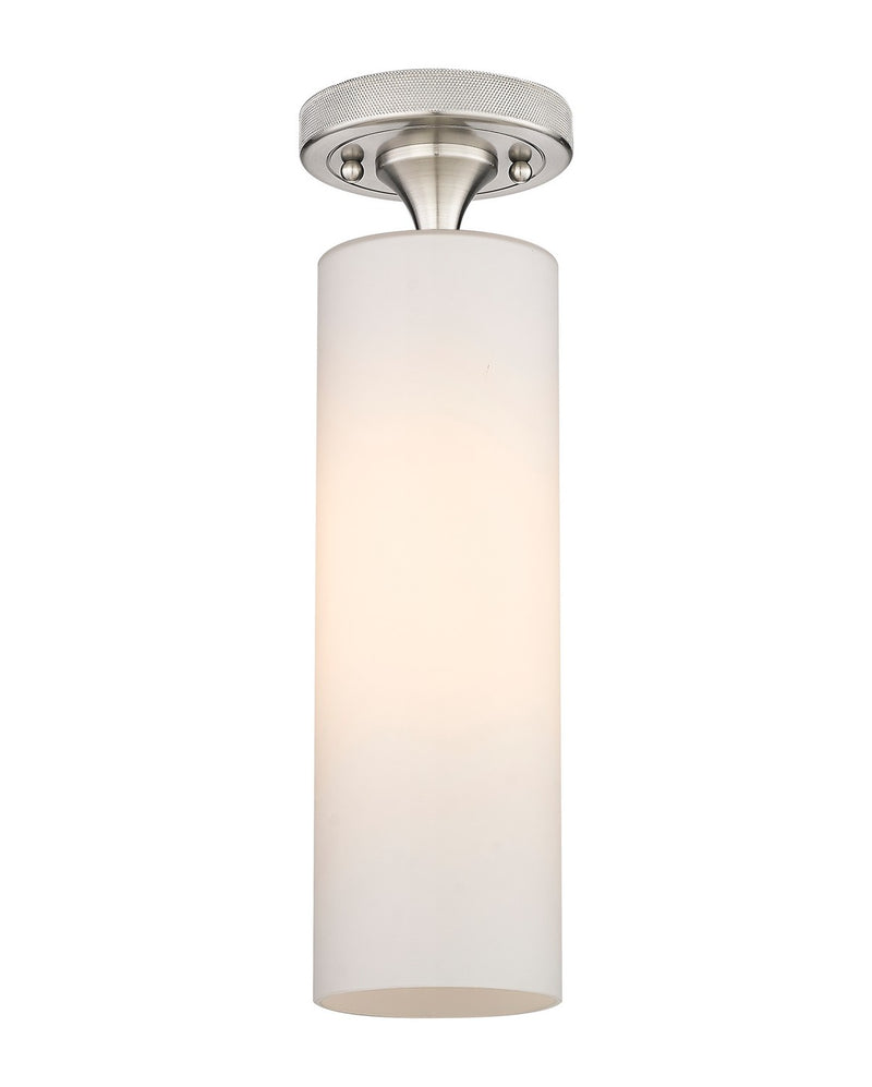 Innovations 434-1F-SN-G434-12WH LED Flush Mount, Satin Nickel