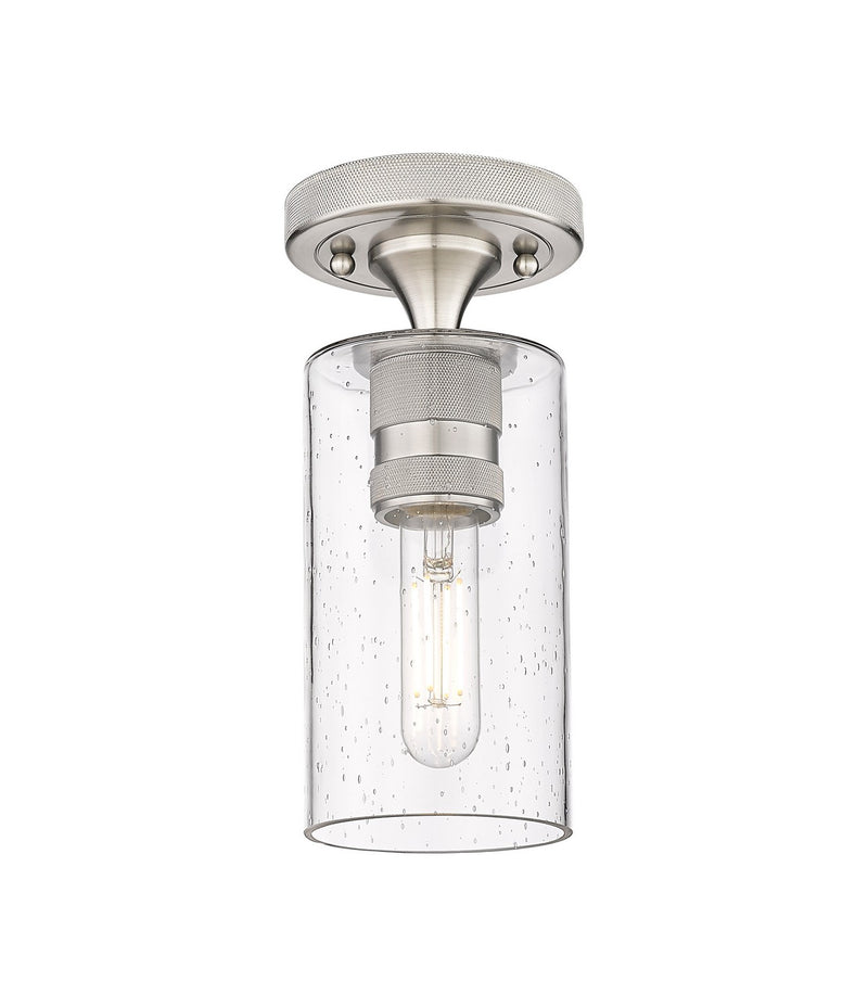 Innovations 434-1F-SN-G434-7SDY LED Flush Mount, Satin Nickel