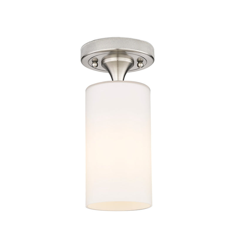 Innovations 434-1F-SN-G434-7WH LED Flush Mount, Satin Nickel