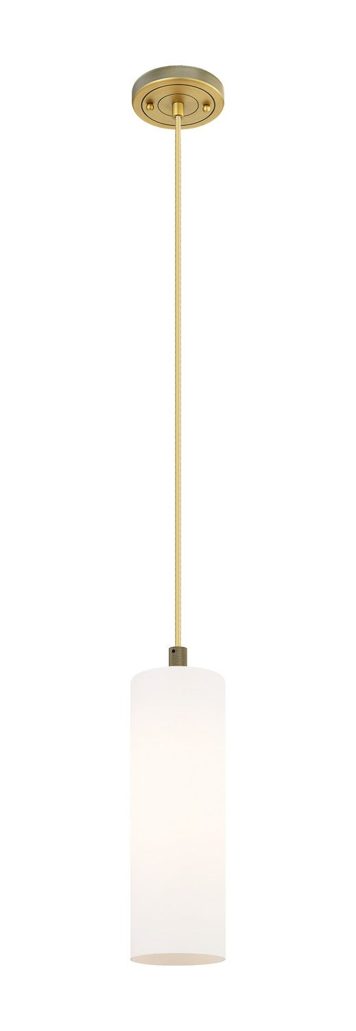 Innovations 434-1P-BB-G434-12WH LED Pendant, Brushed Brass