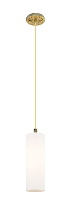 Innovations 434-1P-BB-G434-12WH LED Pendant, Brushed Brass