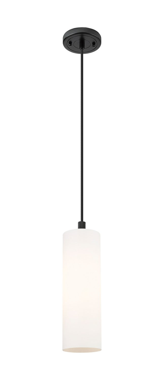 Innovations 434-1P-BK-G434-12WH LED Pendant, Matte Black