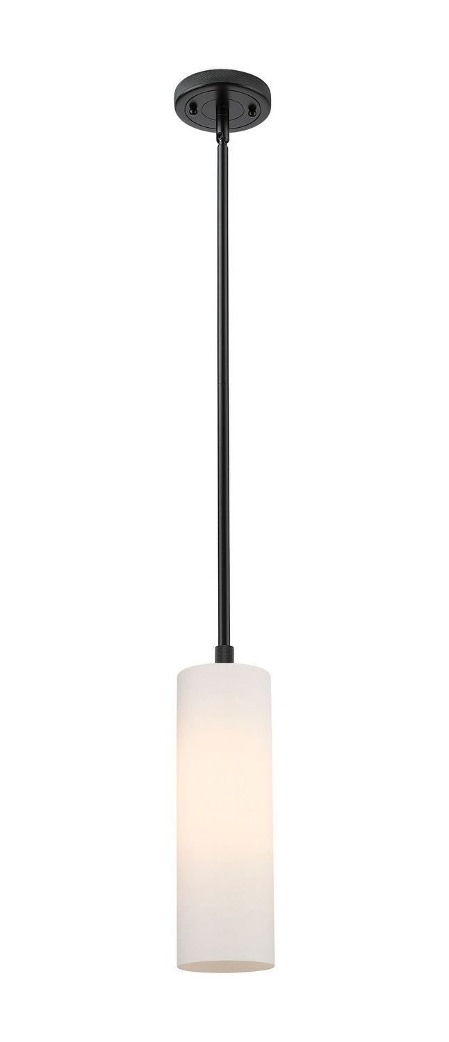 Innovations 434-1S-BK-G434-12WH LED Pendant, Matte Black