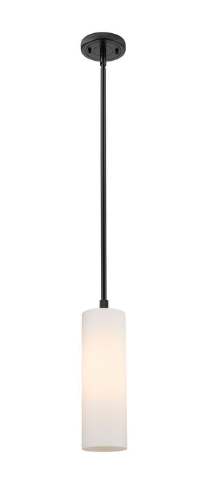 Innovations 434-1S-BK-G434-12WH LED Pendant, Matte Black