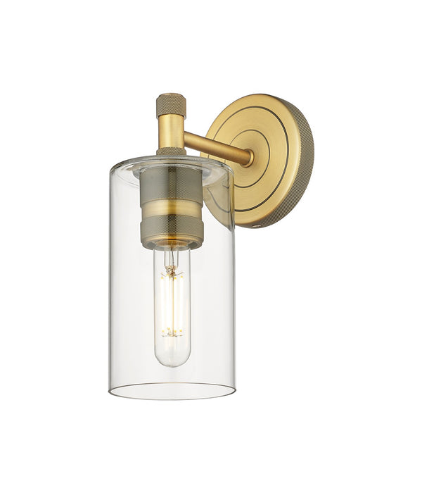 Innovations 434-1W-BB-G434-7CL LED Wall Sconce, Brushed Brass