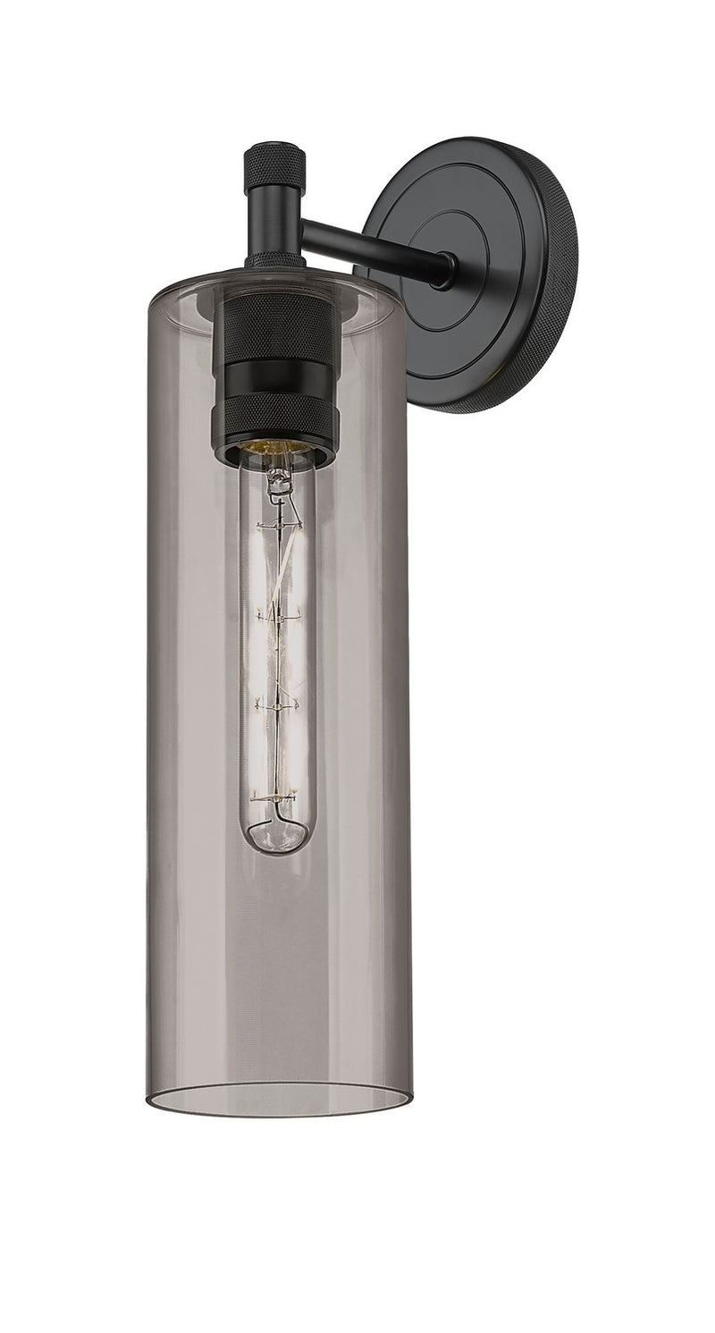 Innovations 434-1W-BK-G434-12SM LED Wall Sconce, Matte Black
