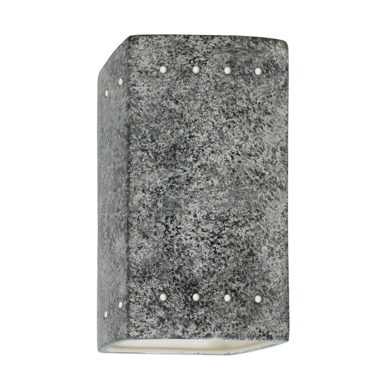 Justice Designs CER-0920W-GRAN-LED1-1000 LED Lantern, Granite