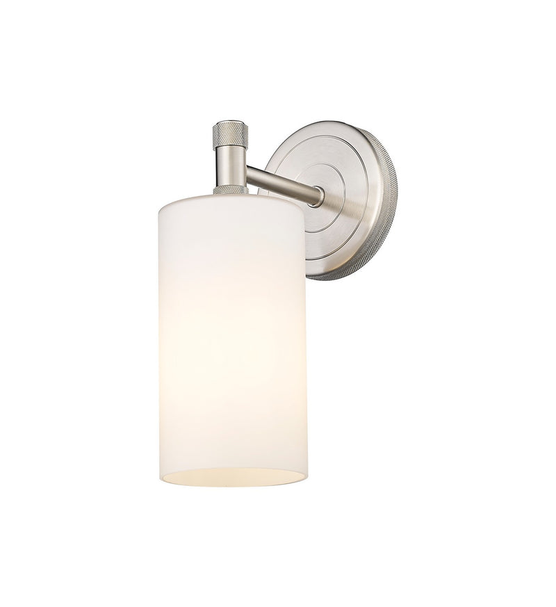 Innovations 434-1W-SN-G434-7WH LED Wall Sconce, Satin Nickel