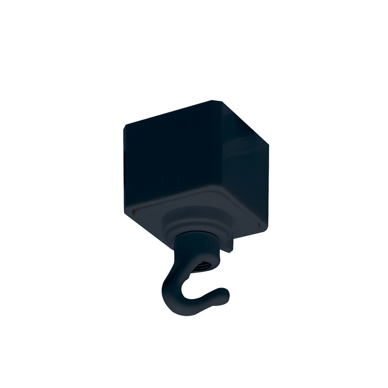 Nora Lighting NT-308B/L Utility Hook For Track, L-Style, Black