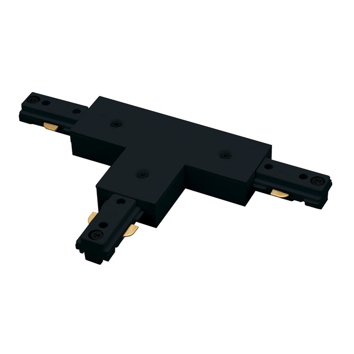 Nora Lighting NT-314B/L T Connector, Left, 1 Circuit Track, Black