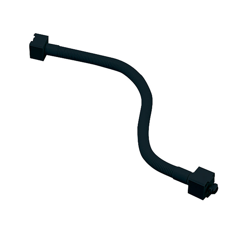 Nora Lighting NT-330B/J 18" Flexible Extension Rod, 1 Or 2 Circuit Track, J-Style, Black