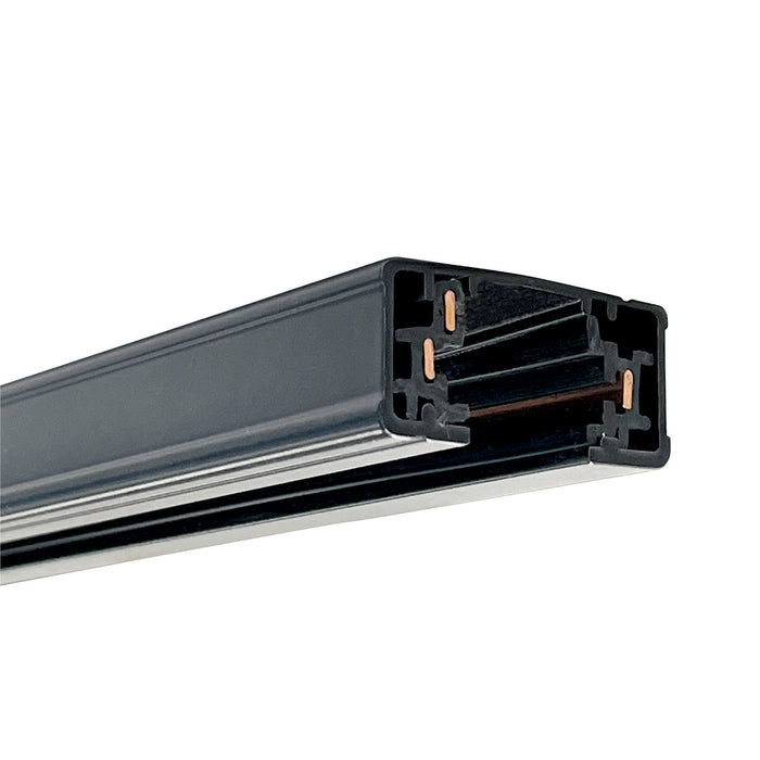 Nora Lighting NT-331B 12' Track, 1 Circuit, Black