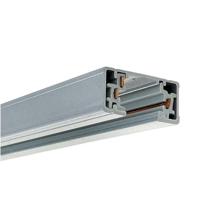 Nora Lighting NT-331S 12' Track, 1 Circuit,, Silver