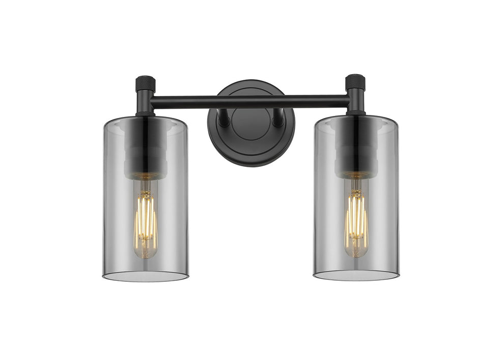 Innovations 434-2W-BK-G434-7SM LED Bath Vanity, Matte Black
