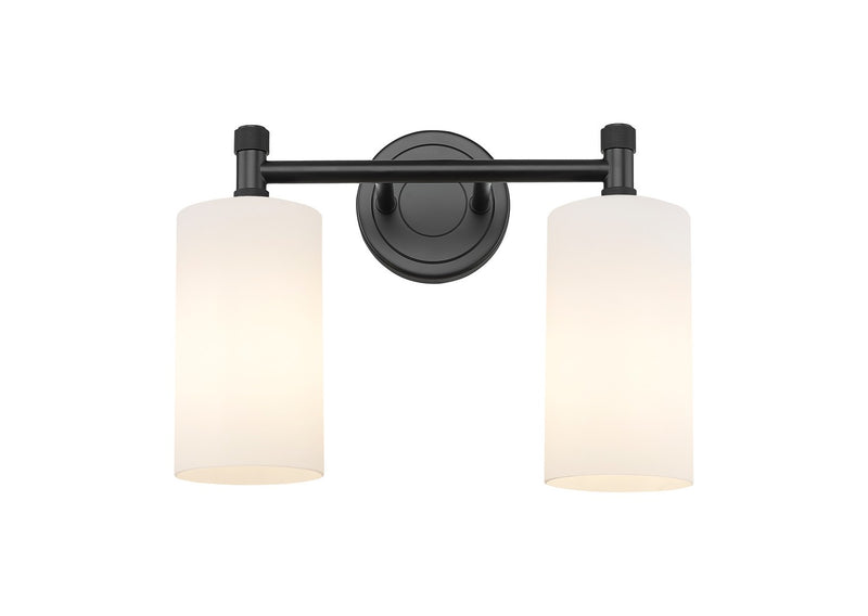 Innovations 434-2W-BK-G434-7WH LED Bath Vanity, Matte Black