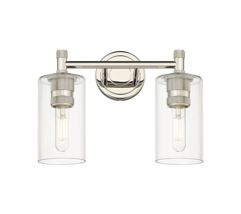 Innovations 434-2W-PN-G434-7CL LED Bath Vanity, Polished Nickel