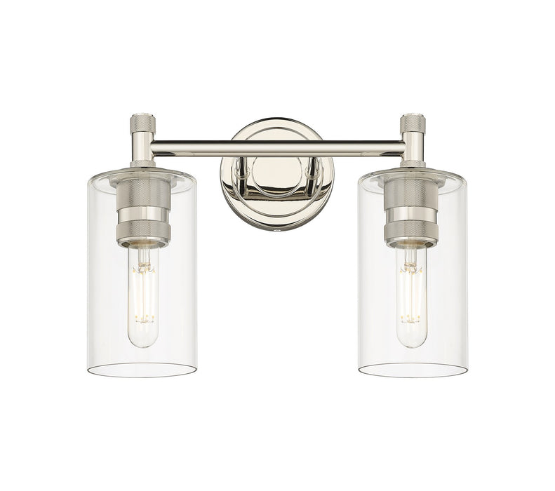 Innovations 434-2W-PN-G434-7CL LED Bath Vanity, Polished Nickel