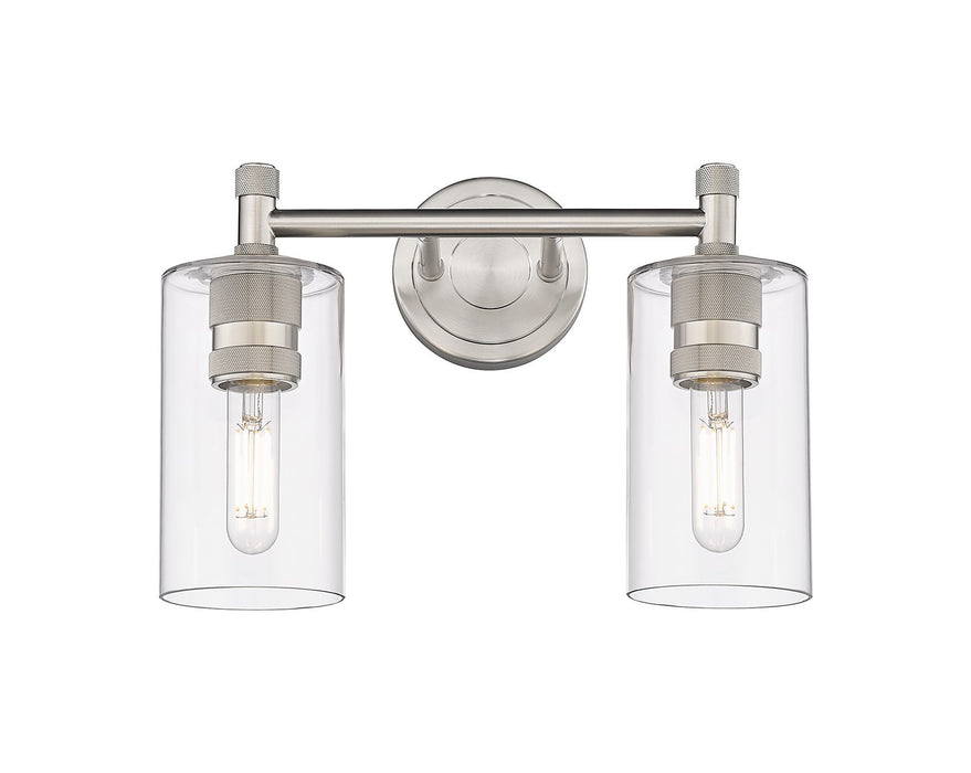 Innovations 434-2W-SN-G434-7CL LED Bath Vanity, Satin Nickel