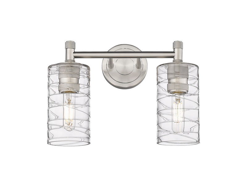Innovations 434-2W-SN-G434-7DE LED Bath Vanity, Satin Nickel