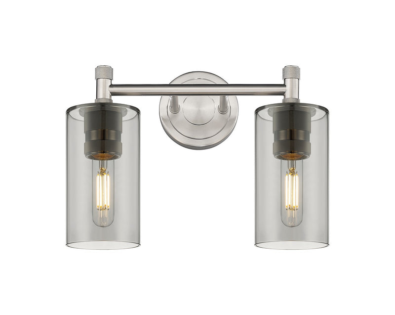 Innovations 434-2W-SN-G434-7SM LED Bath Vanity, Satin Nickel