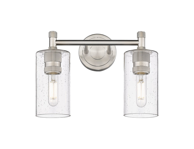 Innovations 434-2W-SN-G434-7SDY LED Bath Vanity, Satin Nickel